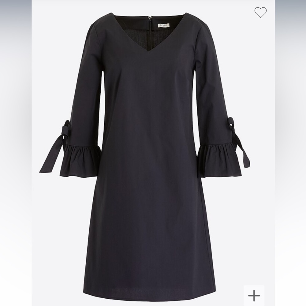 J Crew Ruffle Tie Dress